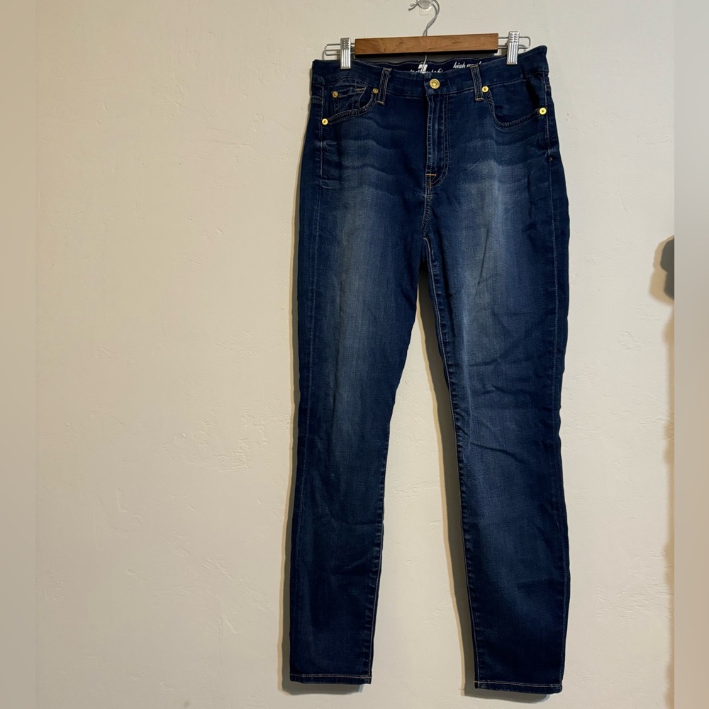 7 For All Mankind Gwenevere High-Waist Ankle Jeans (31)